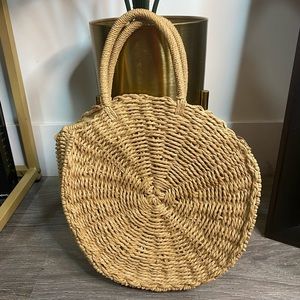 Rattan Circle Purse